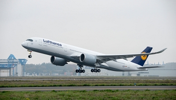 Airbus A350-900 Lufthansy odbył dziewiczy rejs