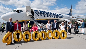 Ryanair: 40 mln pasażerów w Polsce