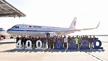 Airbus: Już czterysta samolotów opuściło linię montażową w Tianjin