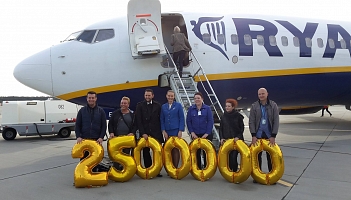 Łódź: 2,5 mln pasażerów Ryanaira