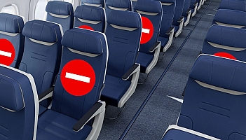Branża alarmuje: Blokada połowy miejsc w samolocie jest bezzasadna