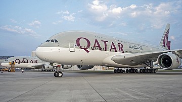 Qatar Airways: A380 do Guangzhou i Sydney