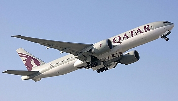 Wszystkie samoloty Qatar śledzone przez satelity
