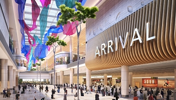 Nowy terminal lotniska atrakcją Singapuru