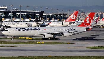 Turkish: A340 do Londynu i Brukseli